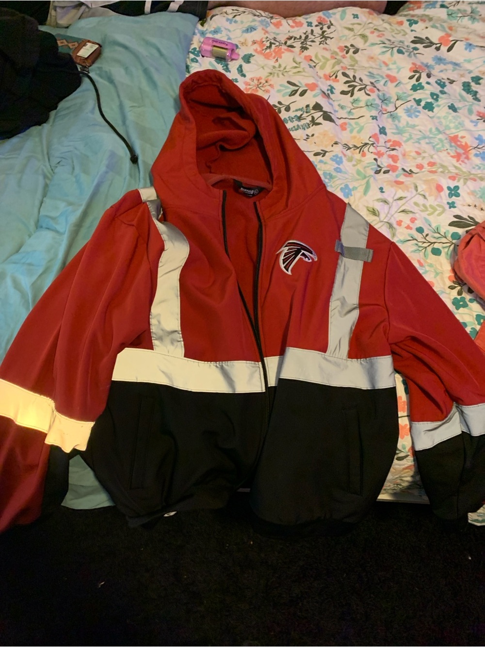 Men’s Buffalo Reflective Rain Jacket FALCONS EDITION
